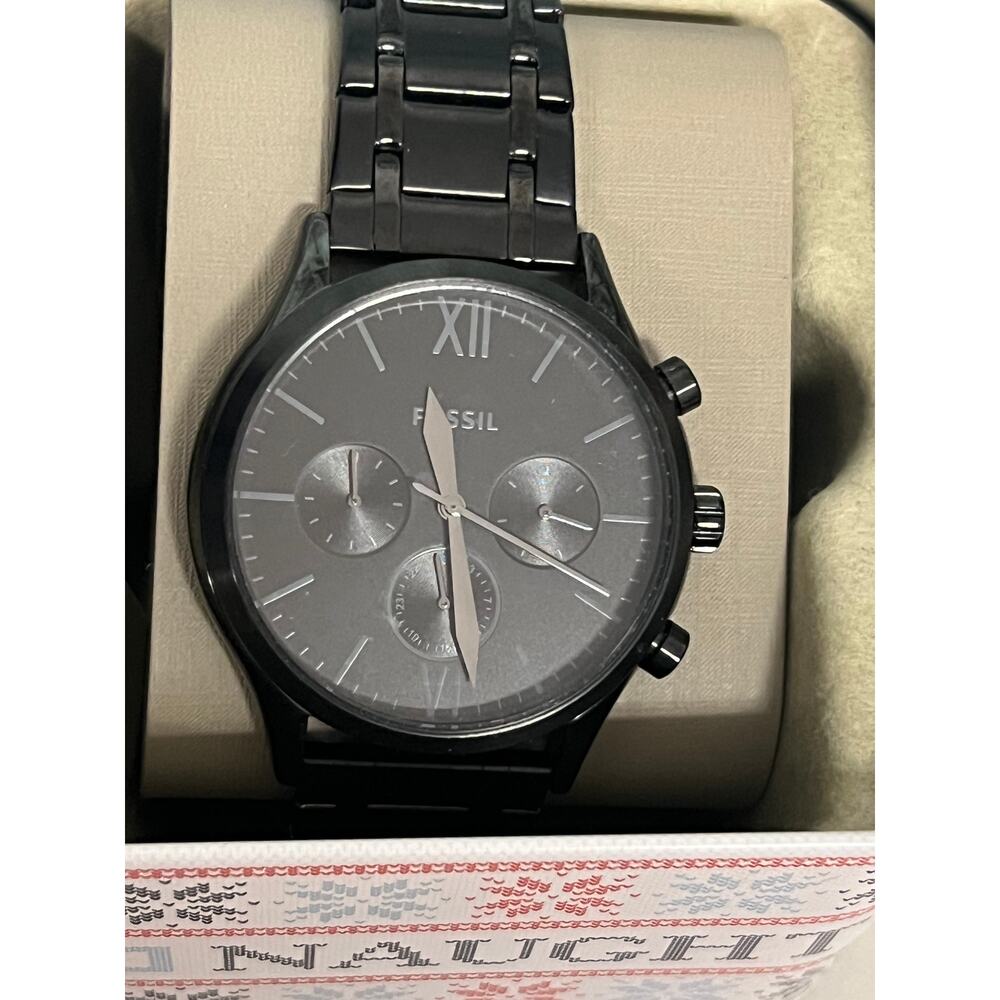 Fossil BQ2365 Fenmore Multifunction Black Stainless Steel Watch